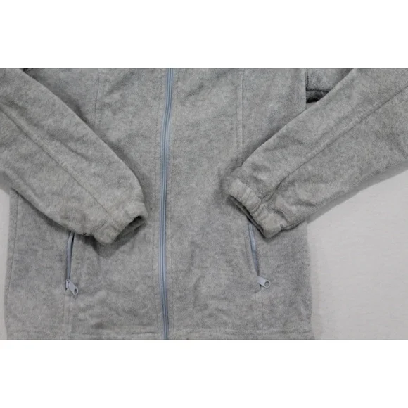 Columbia Men Sweater Fleece Gray Mock Neck Size Small - Picture 3 of 11